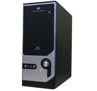 Midi Tower 509 Zwart/Zilver